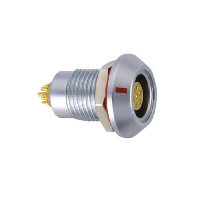 IP65 IP68 Female Fixed Socket 2P 3P 4P 5P MGG Push Pull Connectors Vacuum Tight