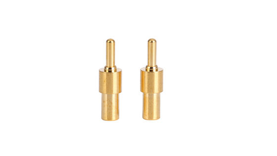 Gold Plating Machined Pin Customized Brass CNC Turned Parts 10U''