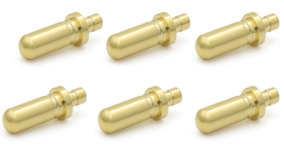 Gold Plating CNC Pin Lathe Machined Brass Pin Customized For Medical