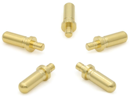 Gold Plating CNC Pin Lathe Machined Brass Pin Customized For Medical