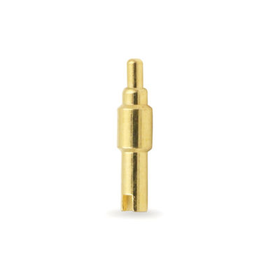 2A Solder Cup Pogo Pin Brass Spring Loaded Pins For Signal Transmission