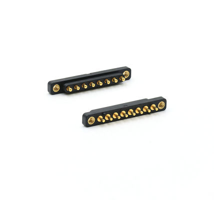 3A Spring Loaded Contact Connector 6 Pin 2.54 Mm Pitch Connector Male And Female