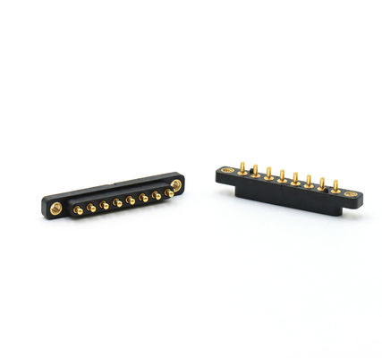 3A Spring Loaded Contact Connector 6 Pin 2.54 Mm Pitch Connector Male And Female