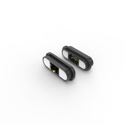 DIP Magnetic Connector 2 Pin Customized Magnetic Pogo Pin Connectors 3A