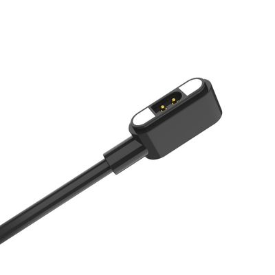 Black 2 Pin Magnetic Charging Cable Male Female Magnetic Pogo Pin Charger For Lightning