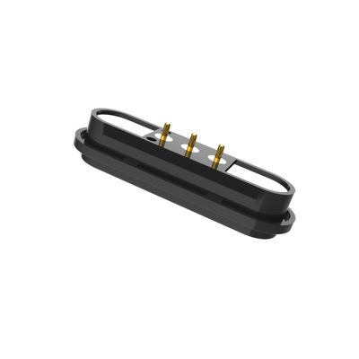 3A Magnetic 3 Pin Connector Male Female Pogo Magnetic Connector 12V With THN plastic