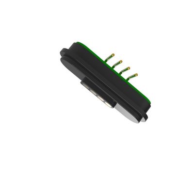 2.2mm Pitch Magnetic 4 Pin Connector 600G Right Angle Pogo Pin Connector