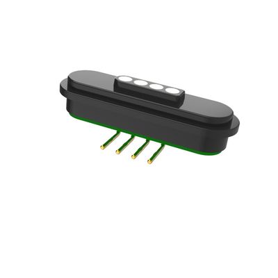 2.2mm Pitch Magnetic 4 Pin Connector 600G Right Angle Pogo Pin Connector