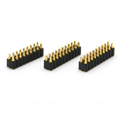 SMT Pogo Pin Connector Double Row Spring Loaded Pin Connector 18pin