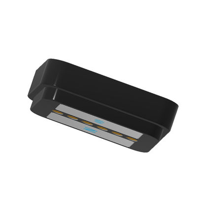 Customized Magnetic Power Connectors Black 6 Pin Magnetic Connector With High Adsorption Force