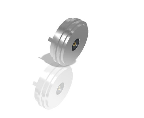6A Magnetic 2 Pin Connector Customized Round Pogo Pin Connector 18.0mm Diameter Male And Female
