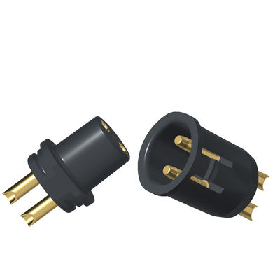 Male And Female Spring Loaded Connector 2 Pin Solder Cup Connectors