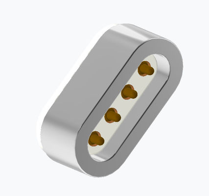 customized Magnetic Connectors 2.0mm Pitch Pogo Pin Connector 4 Pin