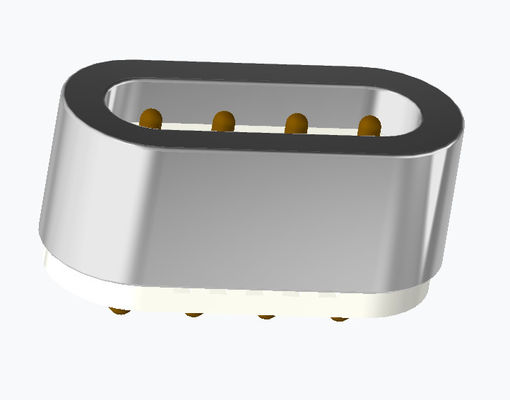 customized Magnetic Connectors 2.0mm Pitch Pogo Pin Connector 4 Pin