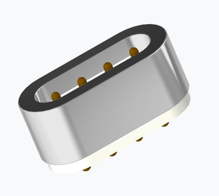 customized Magnetic Connectors 2.0mm Pitch Pogo Pin Connector 4 Pin