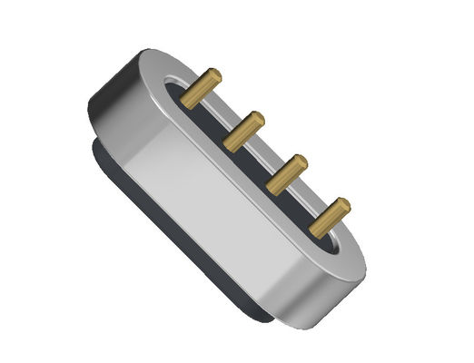 customized Magnetic Connectors 2.0mm Pitch Pogo Pin Connector 4 Pin