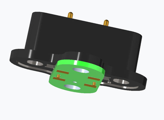 2pin male brass C6801 pogo pin magnetic connectors with N52 magnet