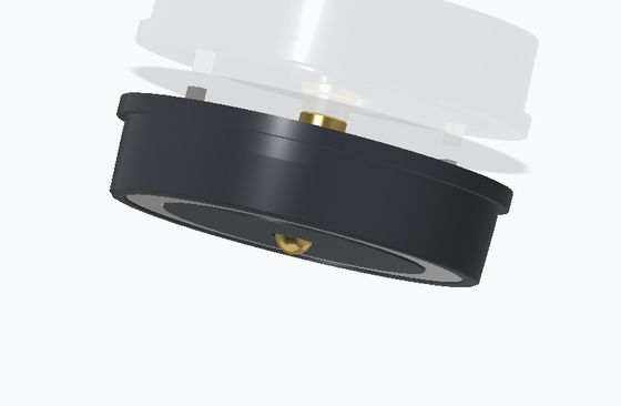 OD20.0mm Customized 5A Rounded 2Pin Magnetic Brass C6801 Pogo Pin Connector