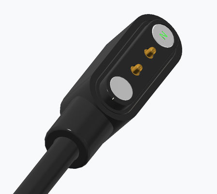 Rectangle 2 Pogo Pins Magneic Cable USB Connector Magnetic Wire Connector For Smartwatch