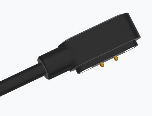 Rectangle 2 Pogo Pins Magneic Cable USB Connector Magnetic Wire Connector For Smartwatch