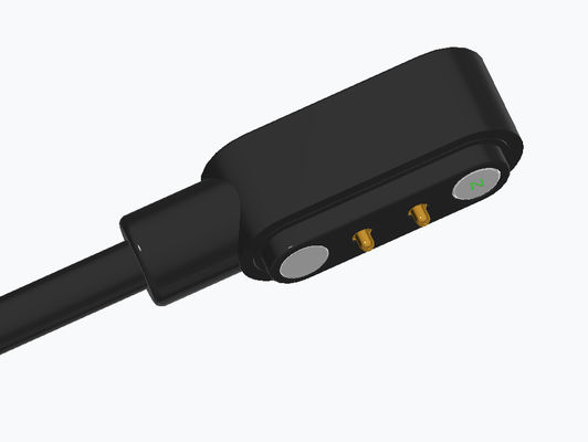 Rectangle 2 Pogo Pins Magneic Cable USB Connector Magnetic Wire Connector For Smartwatch