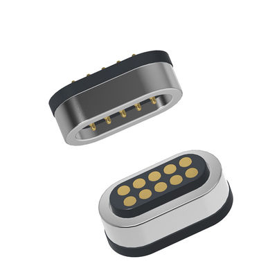 1.5A double row 10pin male and female magnetic connector pogo pin 2.0mm pitch