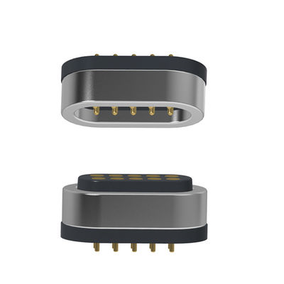 1.5A double row 10pin male and female magnetic connector pogo pin 2.0mm pitch