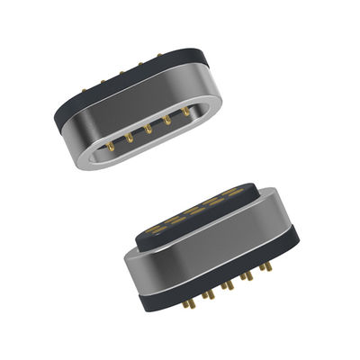 1.5A double row 10pin male and female magnetic connector pogo pin 2.0mm pitch