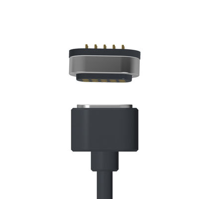 Double Row 10Pin Pogo Pins Magnetic Cable USB Connector With 1M PVC Cable