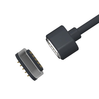 Double Row 10Pin Pogo Pins Magnetic Cable USB Connector With 1M PVC Cable