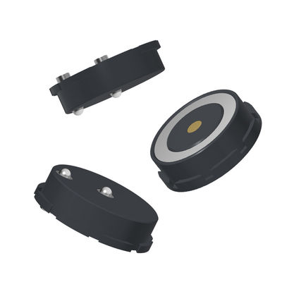 10A Current Circular 2-Pin Magnetic Pogo Pin Connector That Rating Of Temperature  260℃